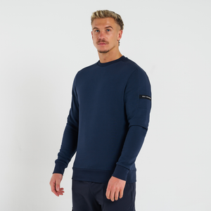 Hartley Crew Sweater - Dark Navy