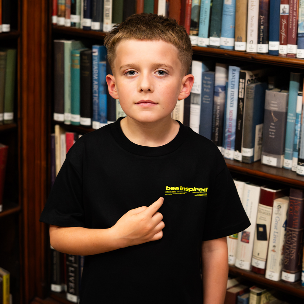 Junior Ajer T-Shirt- Black/Yellow