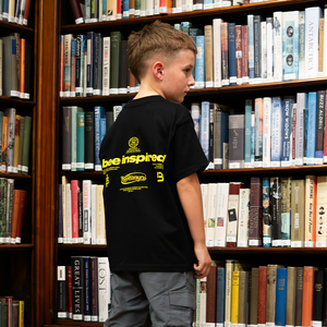 Junior Ajer T-Shirt- Black/Yellow