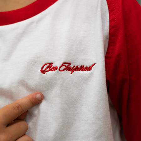 Junior Arias Baseball T-Shirt- White/Red