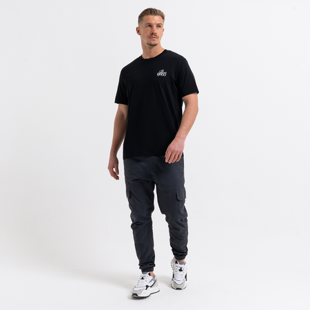 Bee Inspired Classic T-Shirt in Black, regular fit tee with a clean, modern silhouette, styled shot