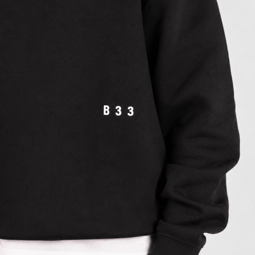 Junior Initial Crew - Black