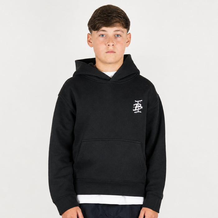Junior Tonali Hoodie - Black/Aqua