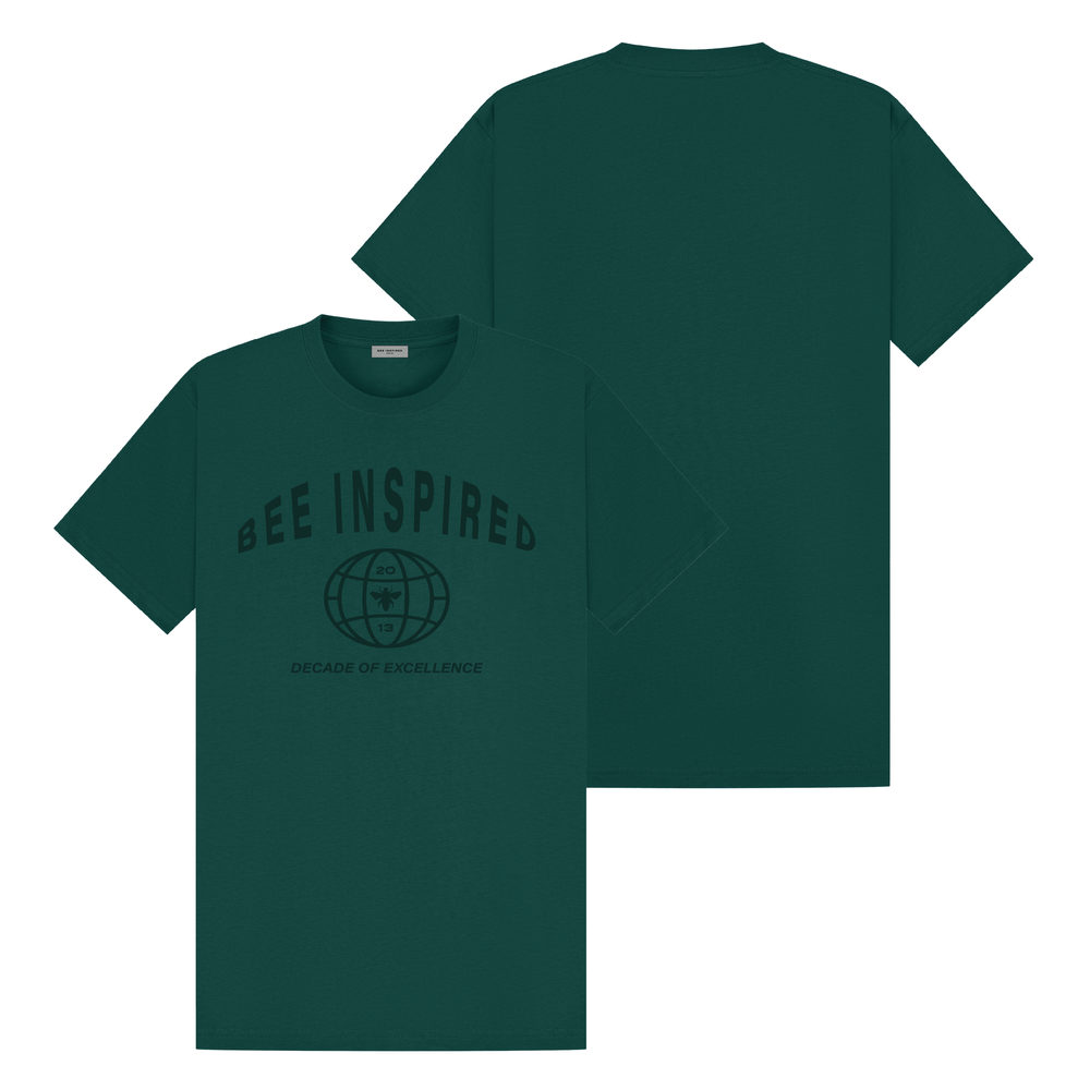 Kento T-Shirt - Forest Green Relaxed Fit