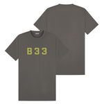 Recoba T-Shirt - Charcoal/Lime Relaxed Fit