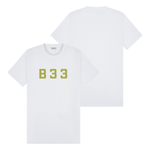 Recoba T-Shirt - White/Lime Regular Fit
