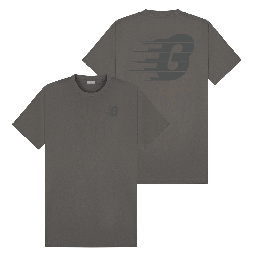 Pavia T-Shirt - Charcoal/Grey Relaxed Fit