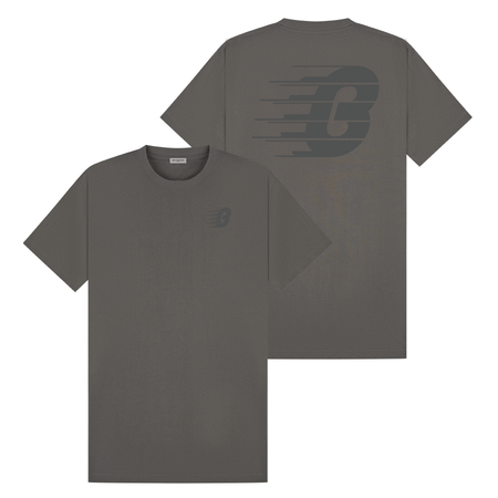 Bee Inspired Pavia T-Shirt in Charcoal/Grey Relaxed Fit, boxy square oversized fit tee, a modern everyday essential