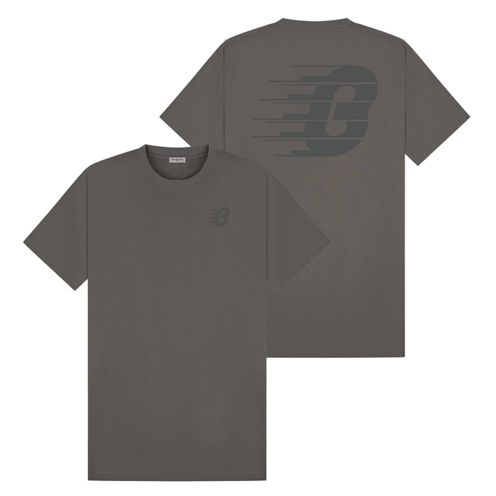 Pavia T-Shirt - Charcoal/Grey Relaxed Fit