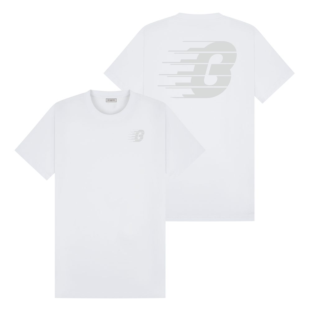 Pavia T-Shirt - White/Grey Regular Fit