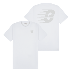 Pavia T-Shirt - White/Grey Regular Fit