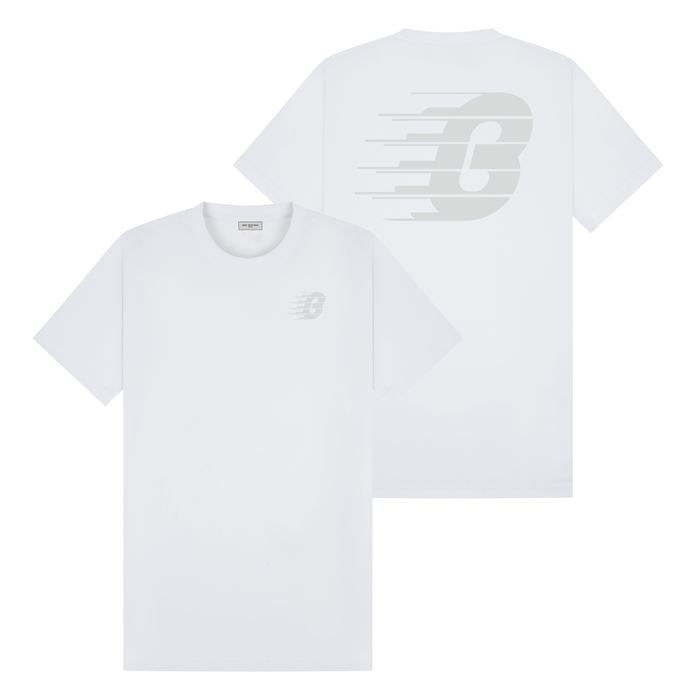 Pavia T-Shirt - White/Grey Regular Fit