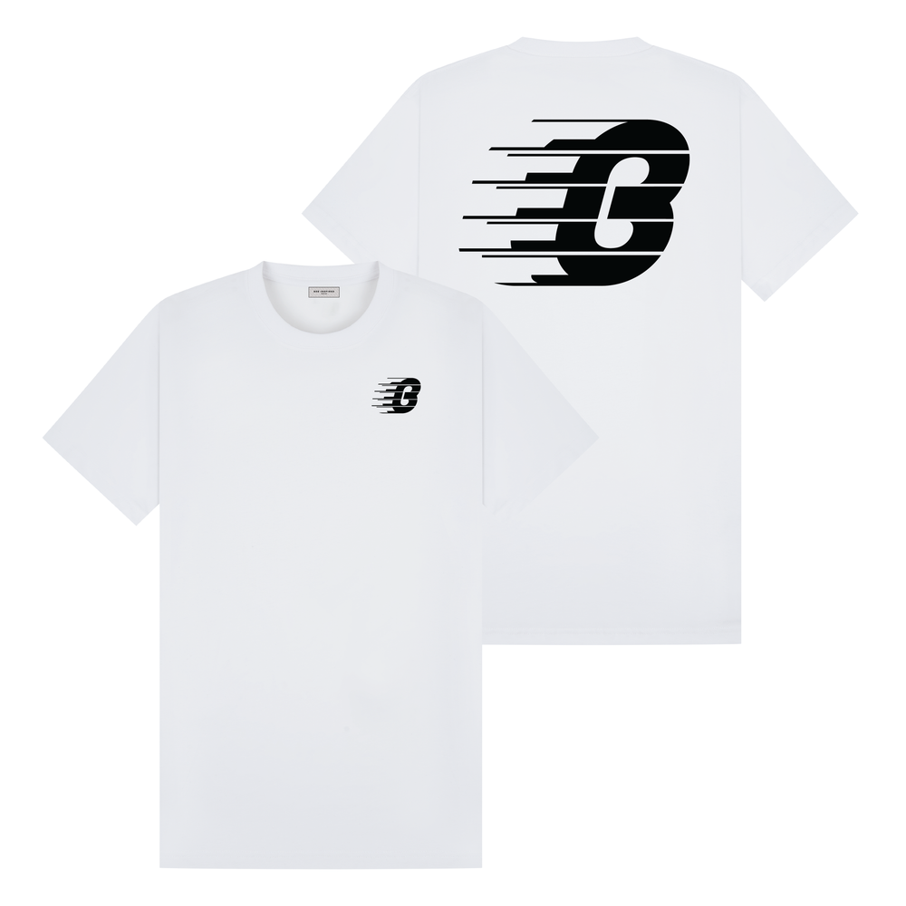 Pavia T-Shirt - White/Black Regular Fit