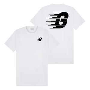 Pavia T-Shirt - White/Black Regular Fit