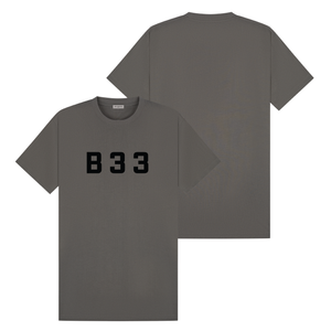 Recoba T-Shirt - Charcoal/Black Relaxed Fit