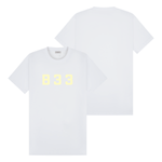 Recoba T-Shirt - White/Lemon Relaxed Fit