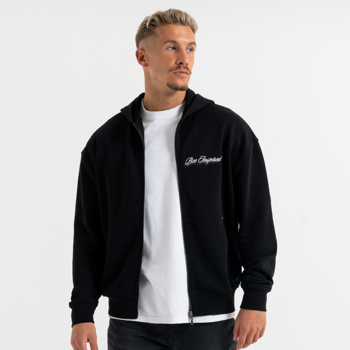 Endo Zip Hoodie - Black