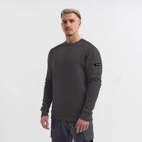 Hartley Crew Sweater - Charcoal