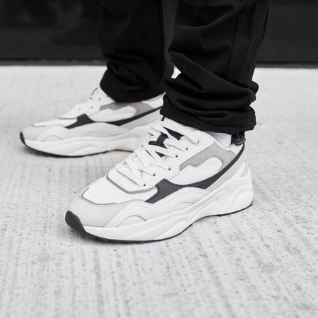 Ricardo Runner Trainer - White/Grey/Black