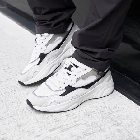 Ricardo Runner Trainer - White/Grey/Black