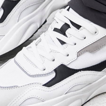 Ricardo Runner Trainer - White/Grey/Black