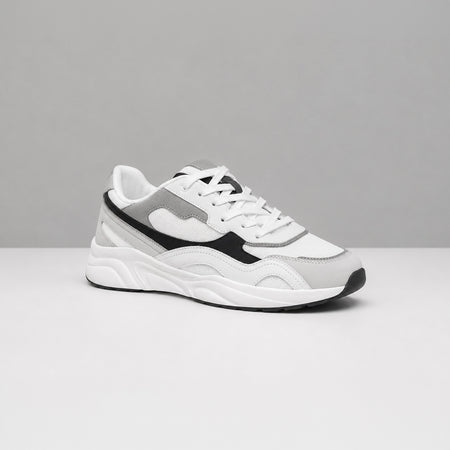 Ricardo Runner Trainer - White/Grey/Black