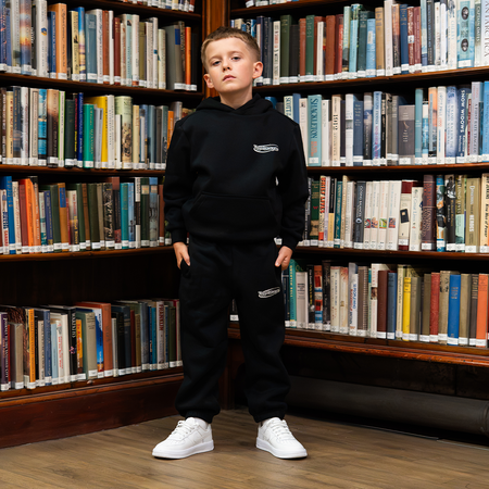 Junior Senesi Hoodie - Black/Ecru