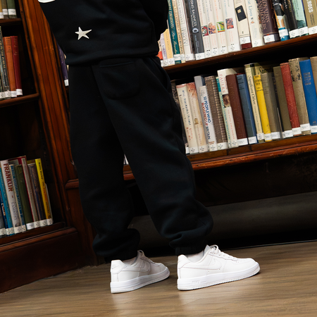 Junior Senesi Jogger - Black/Ecru