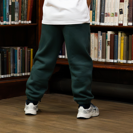 Junior Senesi Jogger - Green/Ecru