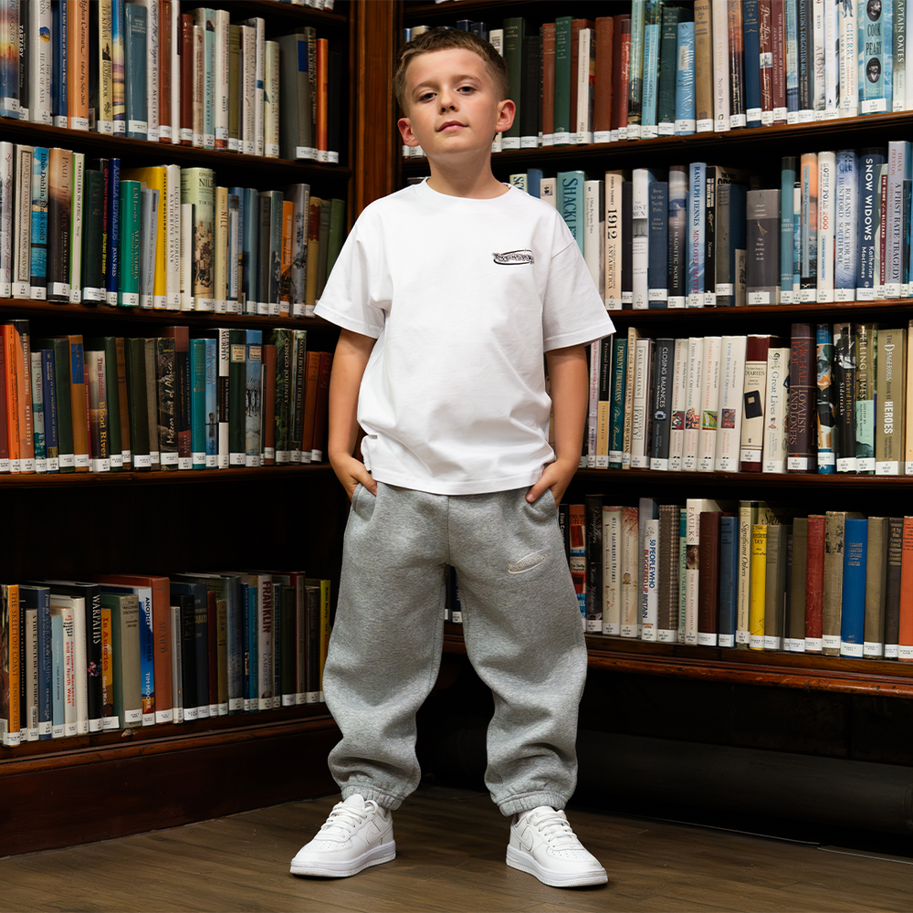 Junior Senesi Jogger - Grey/Ecru