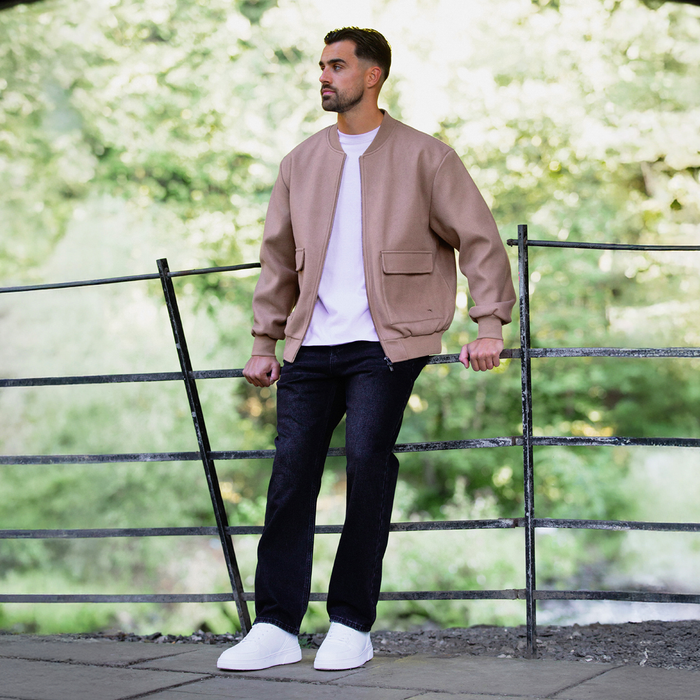 Sibbick Bomber Jacket - Taupe