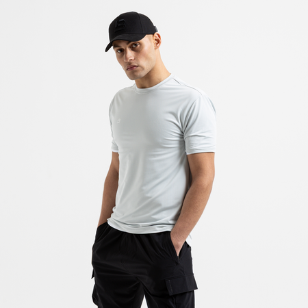Bee Inspired Signature Sports T-Shirt in Light Grey, sports tee from the Life in Motion active range, front view