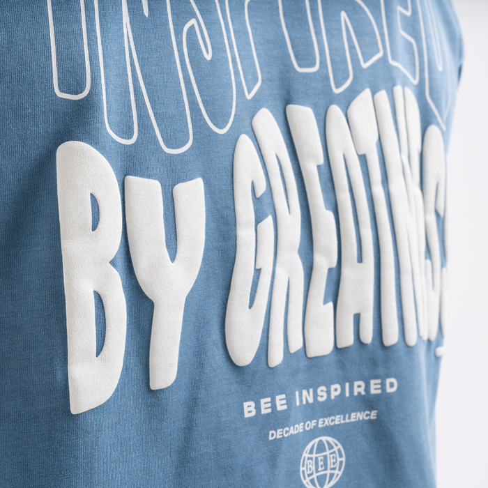 Aguirre T-Shirt - Dusky Blue/White