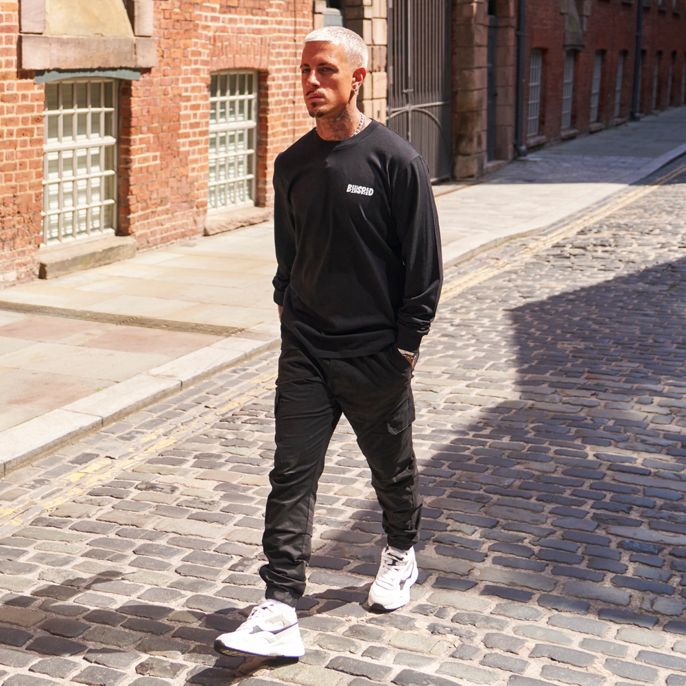Aguirre Long Sleeve T-Shirt - Black/Cream