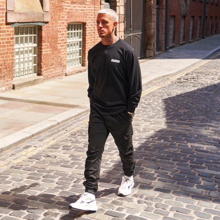 Aguirre Long Sleeve T-Shirt - Black/Cream