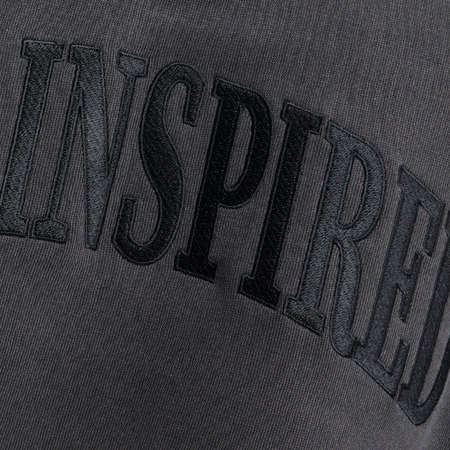 Bee Inspired Sosa 1/4 Zip in Washed Black, quarter-zip top in premium heavyweight cotton, alternate angle