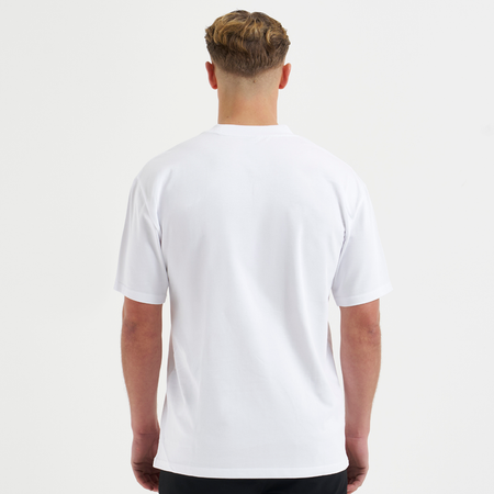 Bee Inspired Sosa T-Shirt in White, relaxed fit tee in premium heavyweight cotton, alternate angle