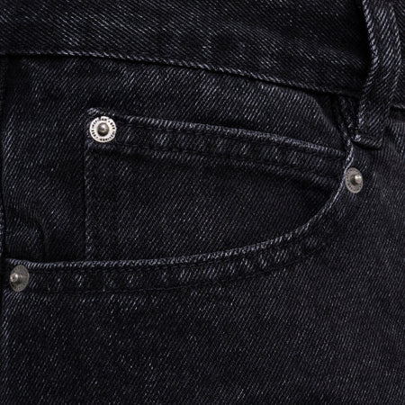 Garnacho Jean Shorts - Washed Black