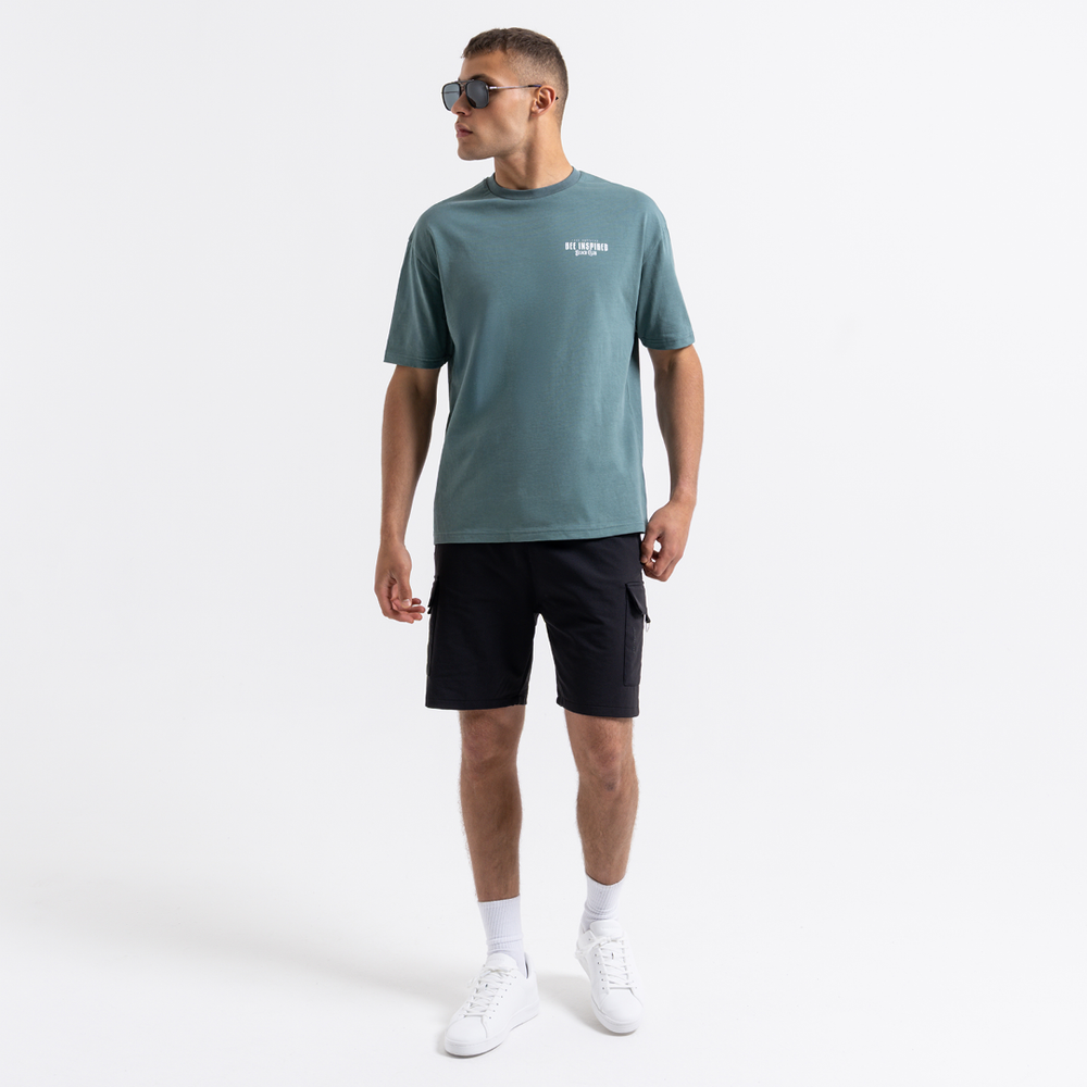 Grealish T-shirt - Teal Dusk