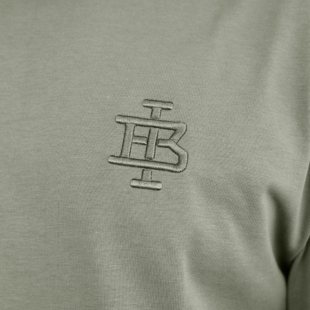 Guedes Oversized Embossed T-Shirt - Beige