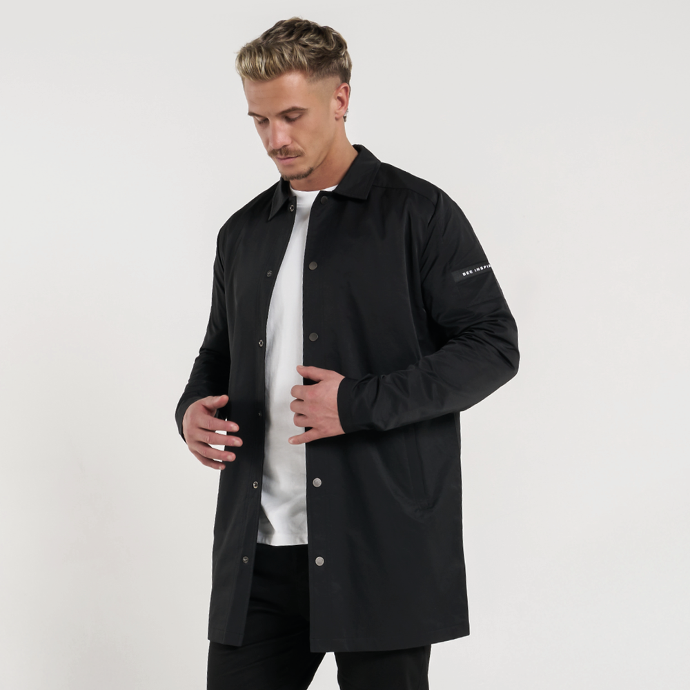 Hanley Trench Coat - Black