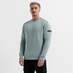 Hartley Crew Sweater - Sage Green