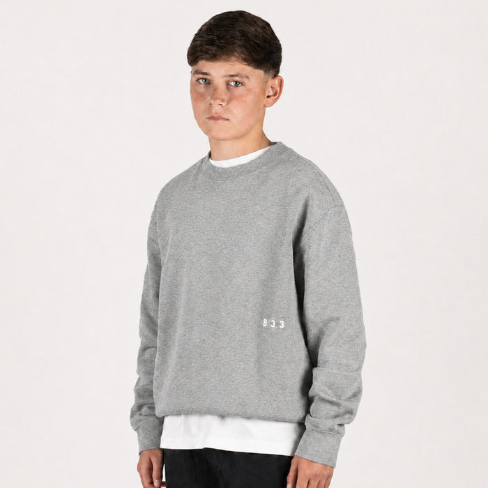 Junior Initial Crew - Grey
