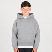 Junior Initial Hoodie - Grey