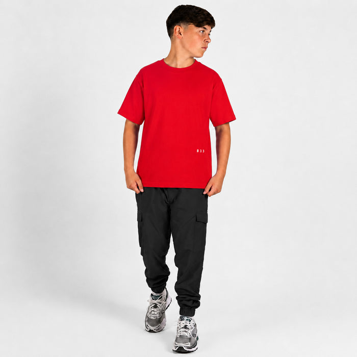 Junior Initial T-Shirt - Red