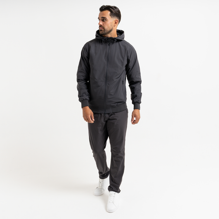 Bee Inspired Maddison Pants in Charcoal, 4-way stretch trousers with a metal D-ring back pocket detail, styled shot