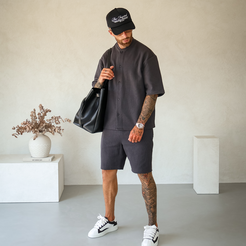 Kawashima Shirt - Charcoal