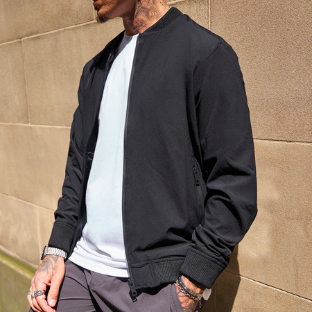 Koller Bomber Jacket Black side view