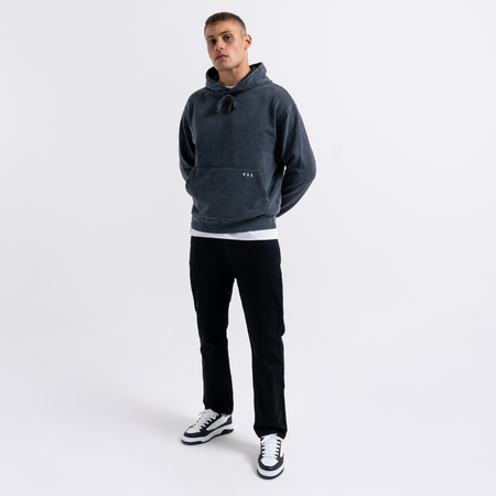 Bee Inspired Kubo Hoodie in Charcoal, relaxed fit hoodie with a soft, breathable feel, styled shot