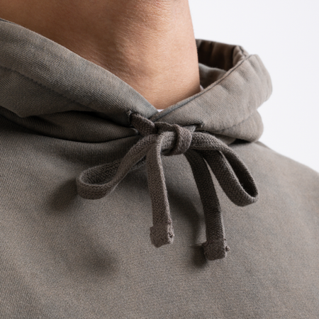 Bee Inspired Kubo Hoodie in Field Green, relaxed fit hoodie with a soft, breathable feel, back view